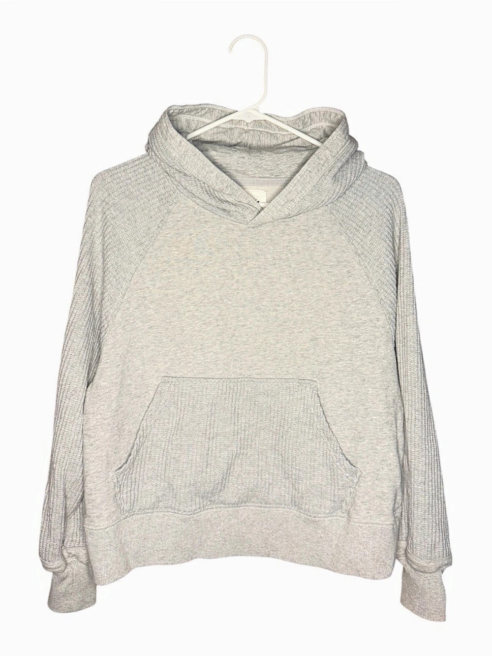 aerie Women's Hooded Sweatshirt Gray | Size XXS